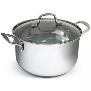 Sedona Stainless Steel 8-Qt. Covered Casserole with Lid